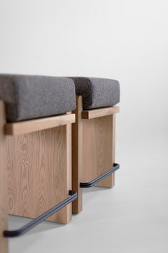 Iris Modern Counter Stool White Oak, image 4