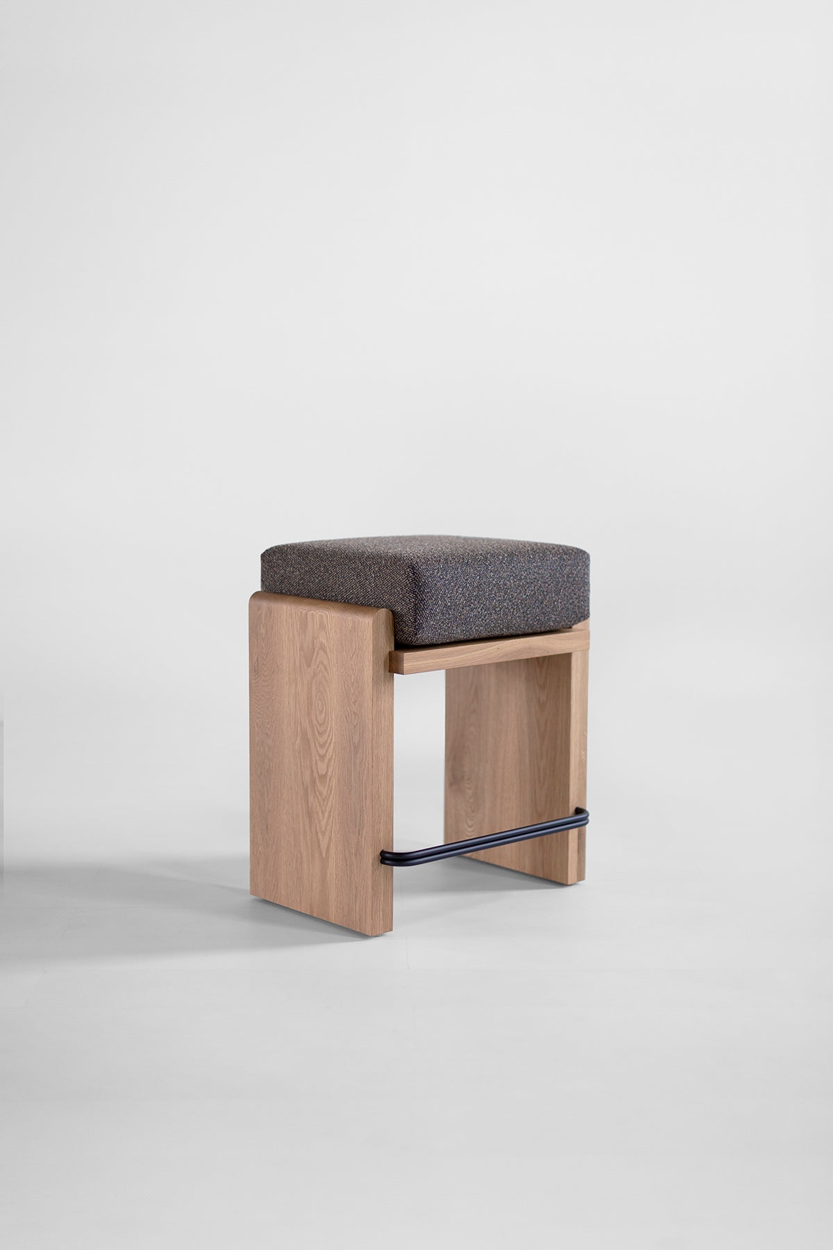 Iris Modern Counter Stool in White Oak - 5826