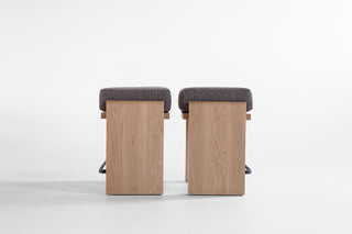 Iris Modern Counter Stool White Oak, image 6