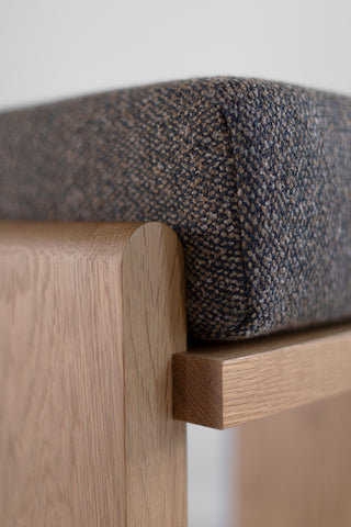 Iris Modern Counter Stool White Oak, image 9