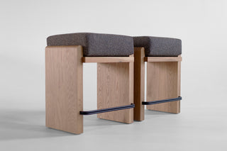 Iris Modern Counter Stool White Oak, image 10