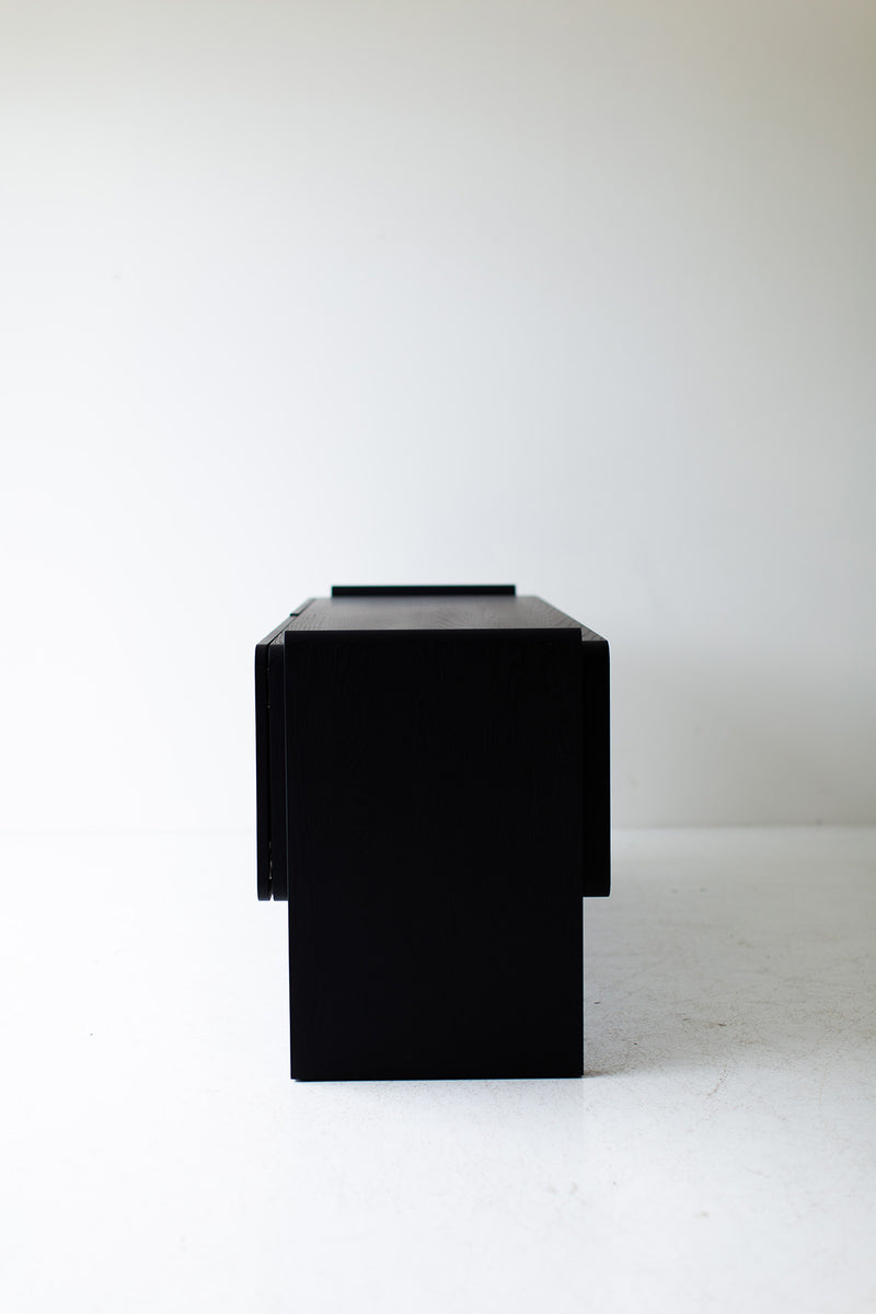 Side profile of the Iris credenza