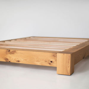 Ithaca Platform Bed Rustic White Oak, image 10
