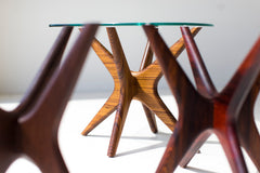 Jax modern side table shown from above