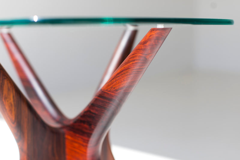 Craft Associates Jax side table in a living room vignette