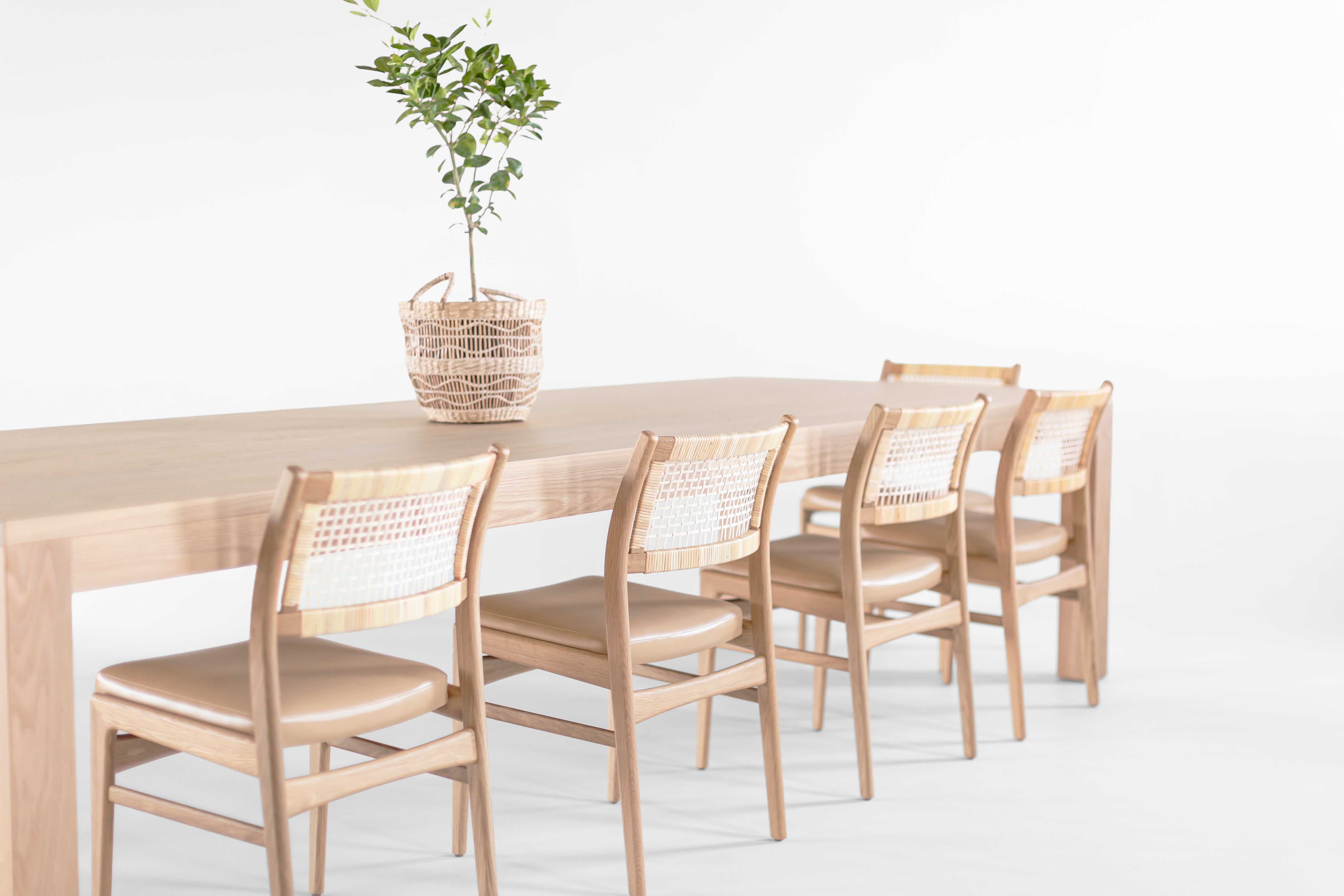 Large Christopher Table in Bleached Oak - 2526