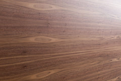 Three-quarter view of the table in its clear matte finish