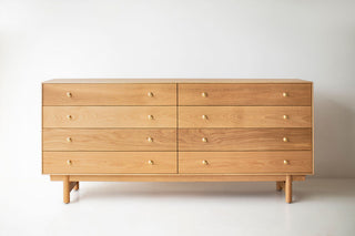 Lawrence Peabody Oak 8 Drawer Dresser, image 1