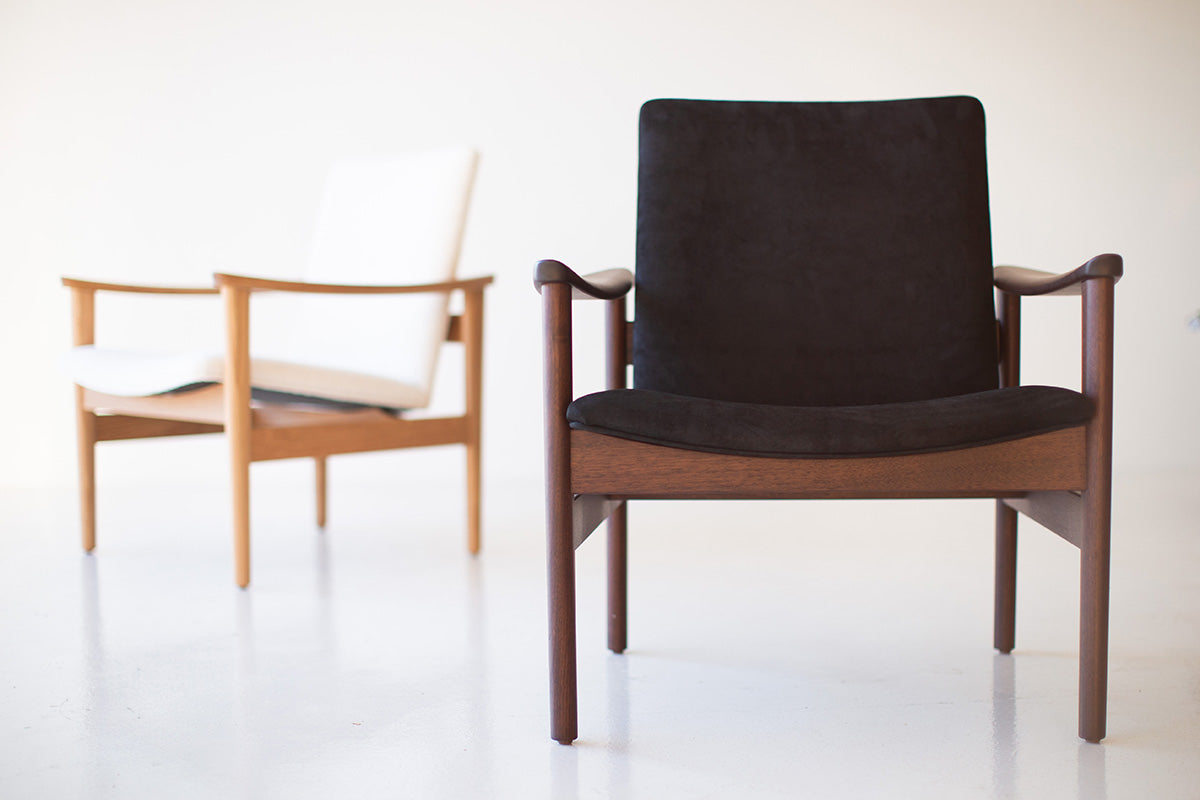 Lawrence Peabody Oak Occasional Chair for Craft Associates