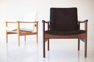 Lawrence Peabody Walnut Occasional Chair 2360P