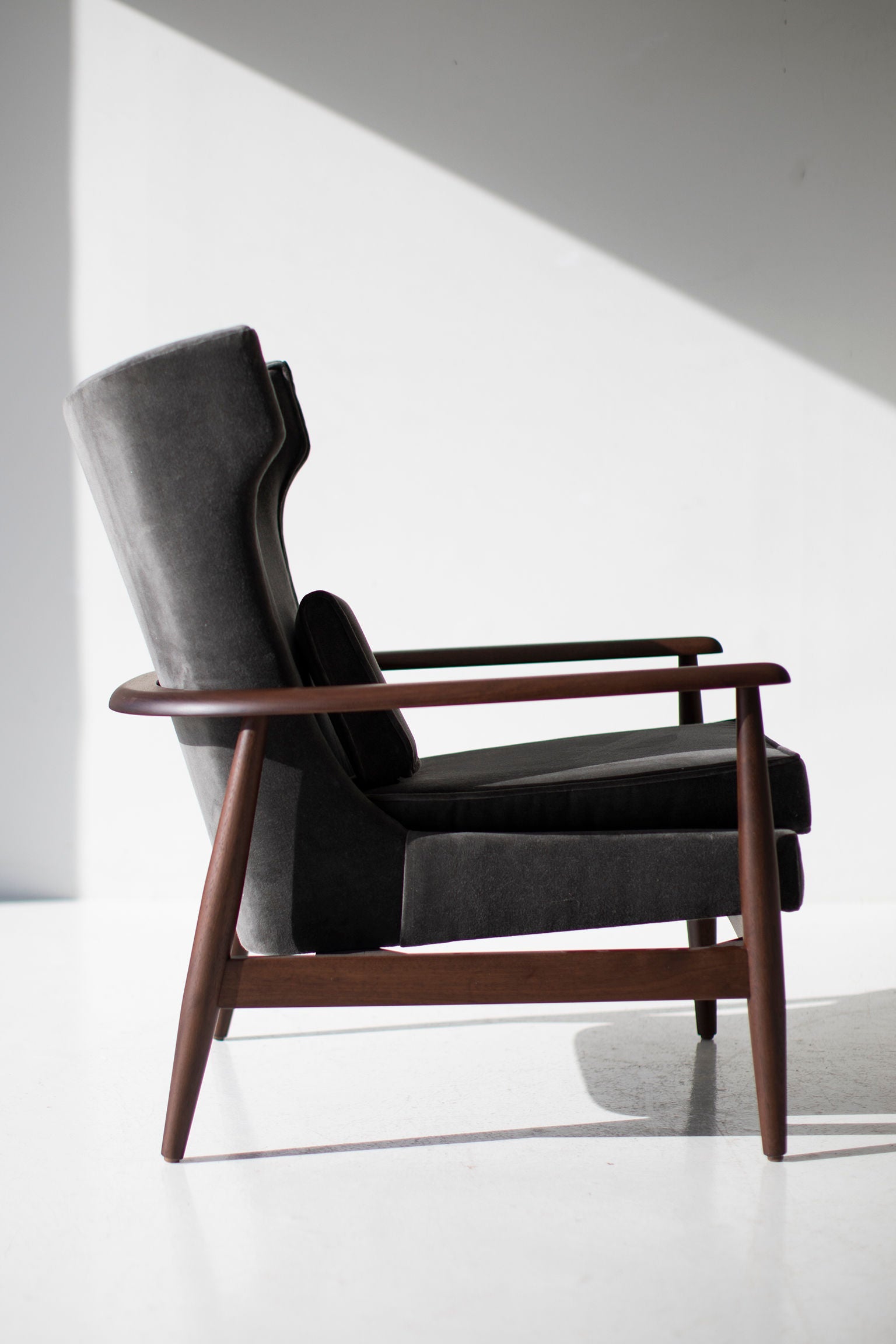 Peabody Modern Wing Chair in Bouclé — Luxury Lounge Chair by Craft Associates®