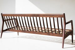 Lawrence Peabody sofa shown with breakdown frame construction