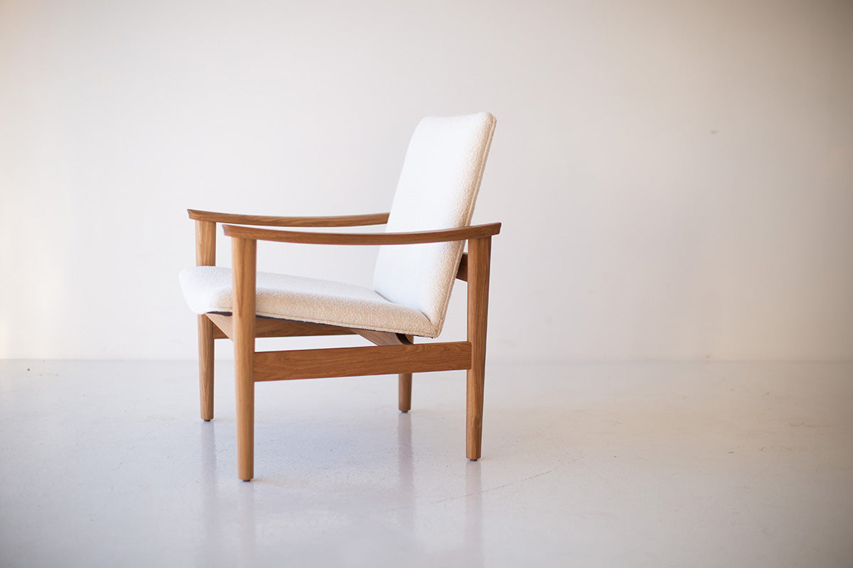 Lawrence Peabody Oak Occasional Chair for Craft Associates - 2360P