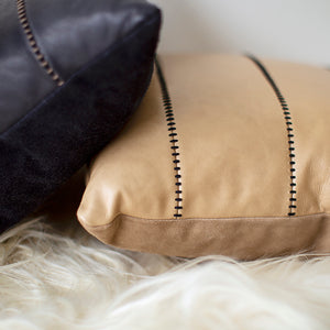 Leather Throw Pillow The Mode Collection Image 03