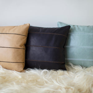 Leather Throw Pillow The Mode Collection Image 08