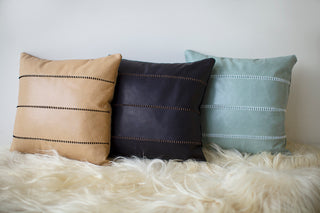 Leather Throw Pillow The Mode Collection Image 08