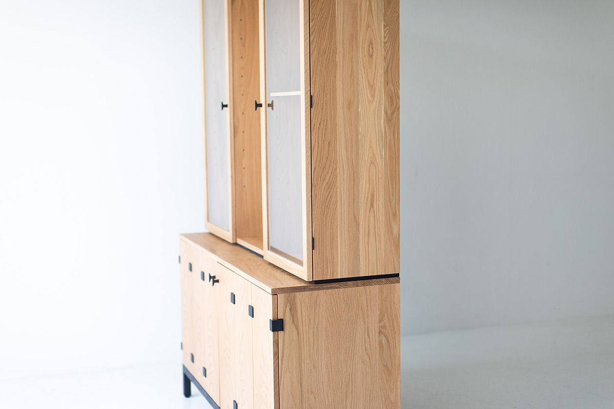 Milo Baughman Credenza and Hutch Set