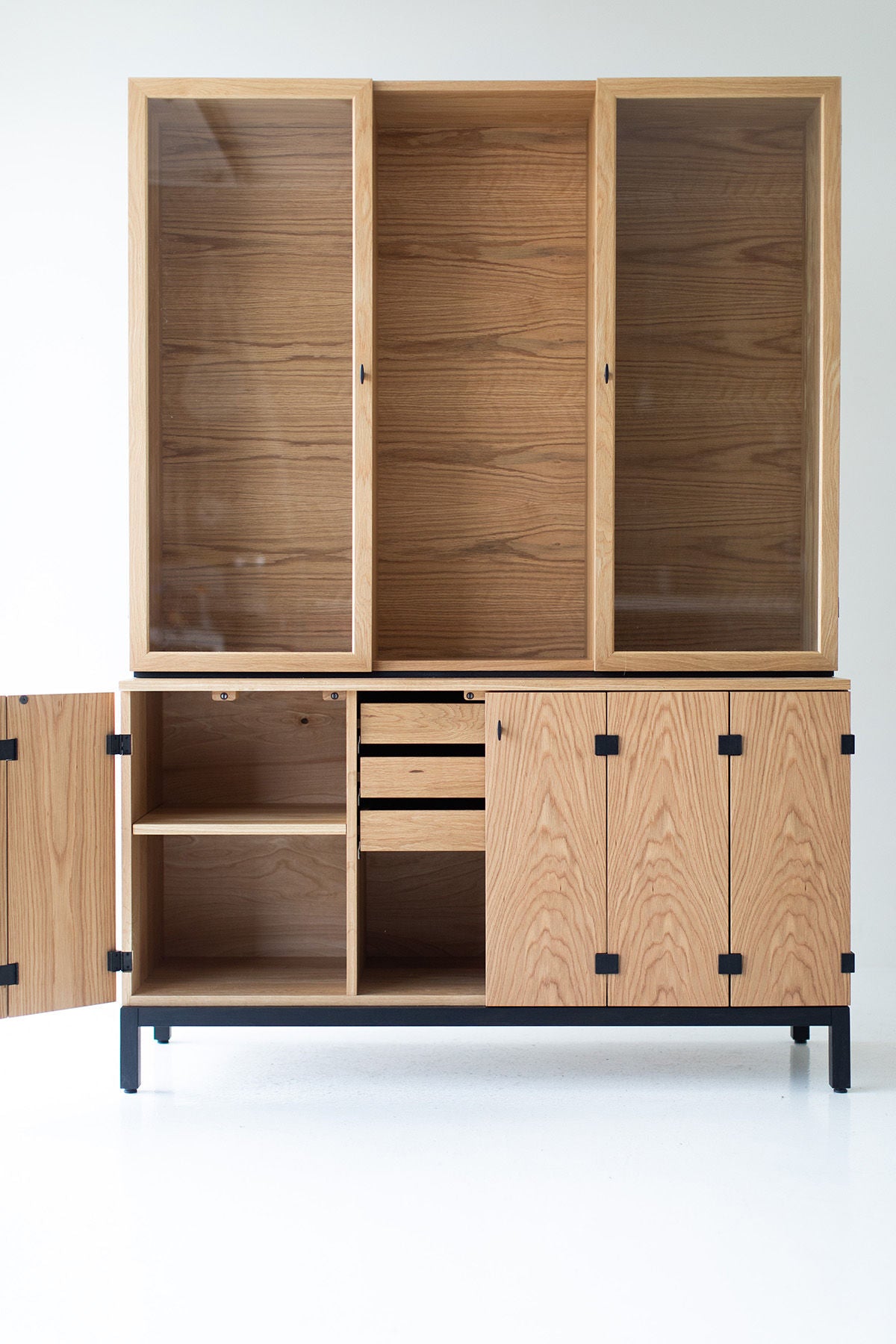 Milo Baughman Credenza and Hutch Set
