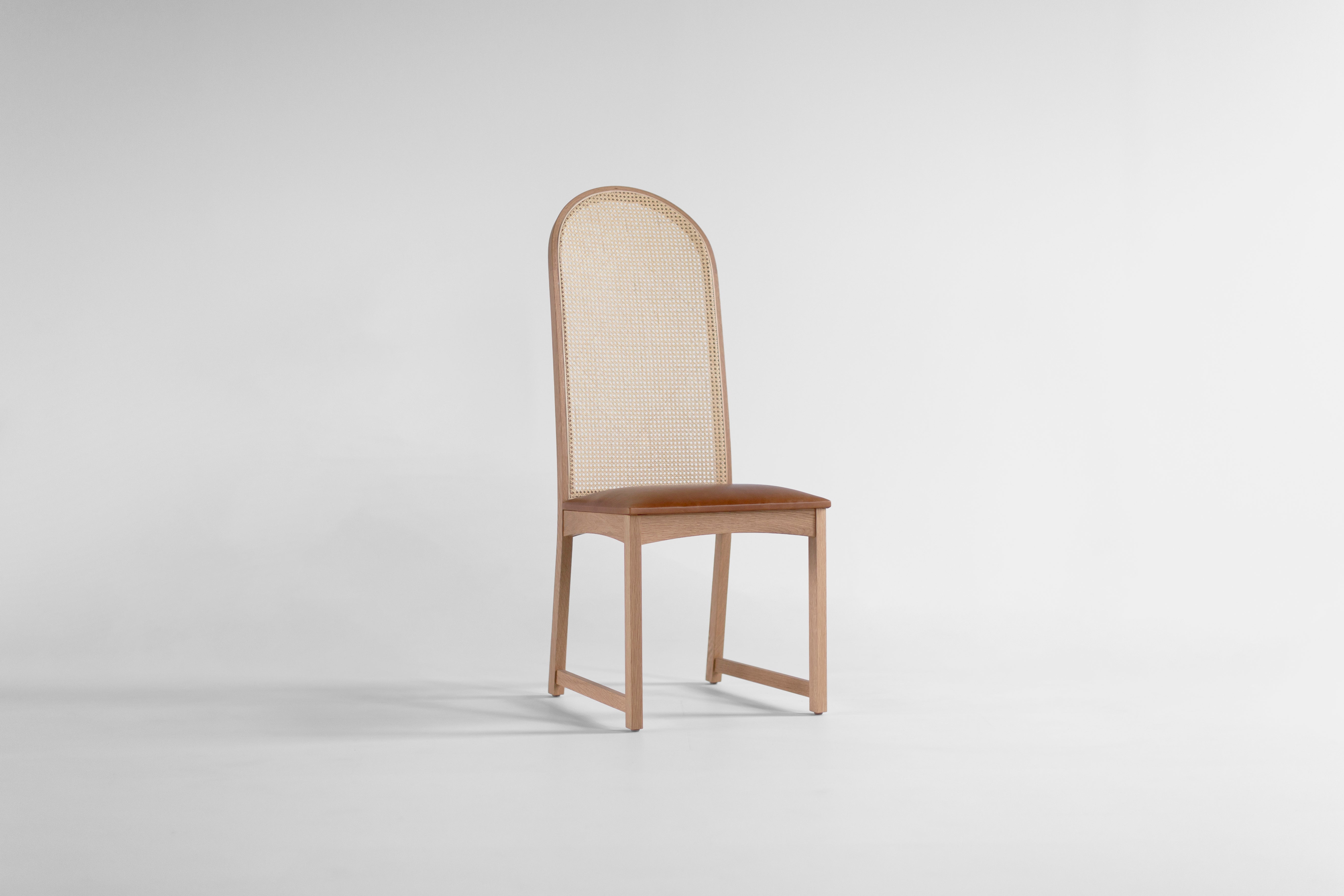 Milo Baughman Highback Arch Dining Side Chair - 334