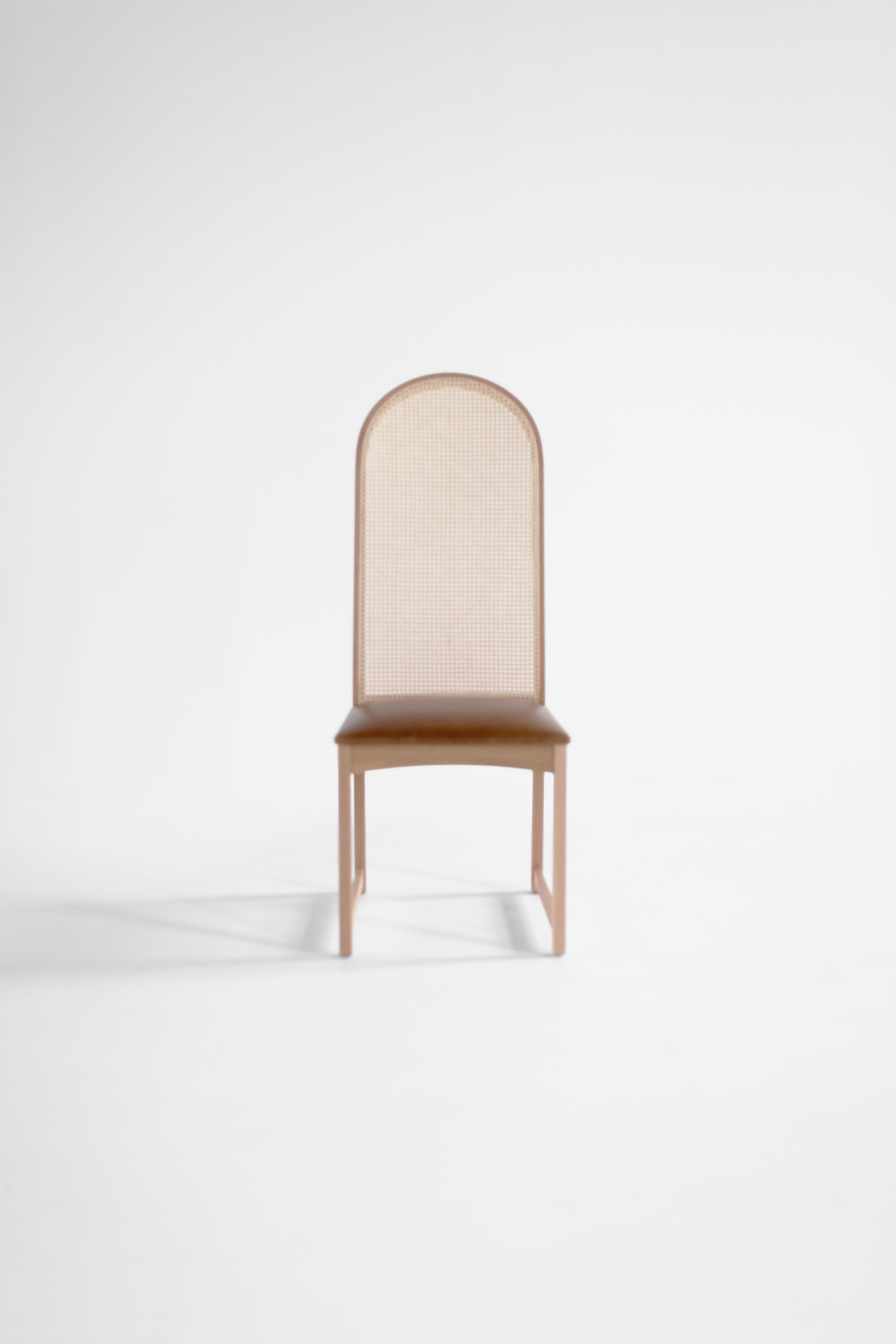 Milo Baughman Highback Arch Dining Side Chair - 334