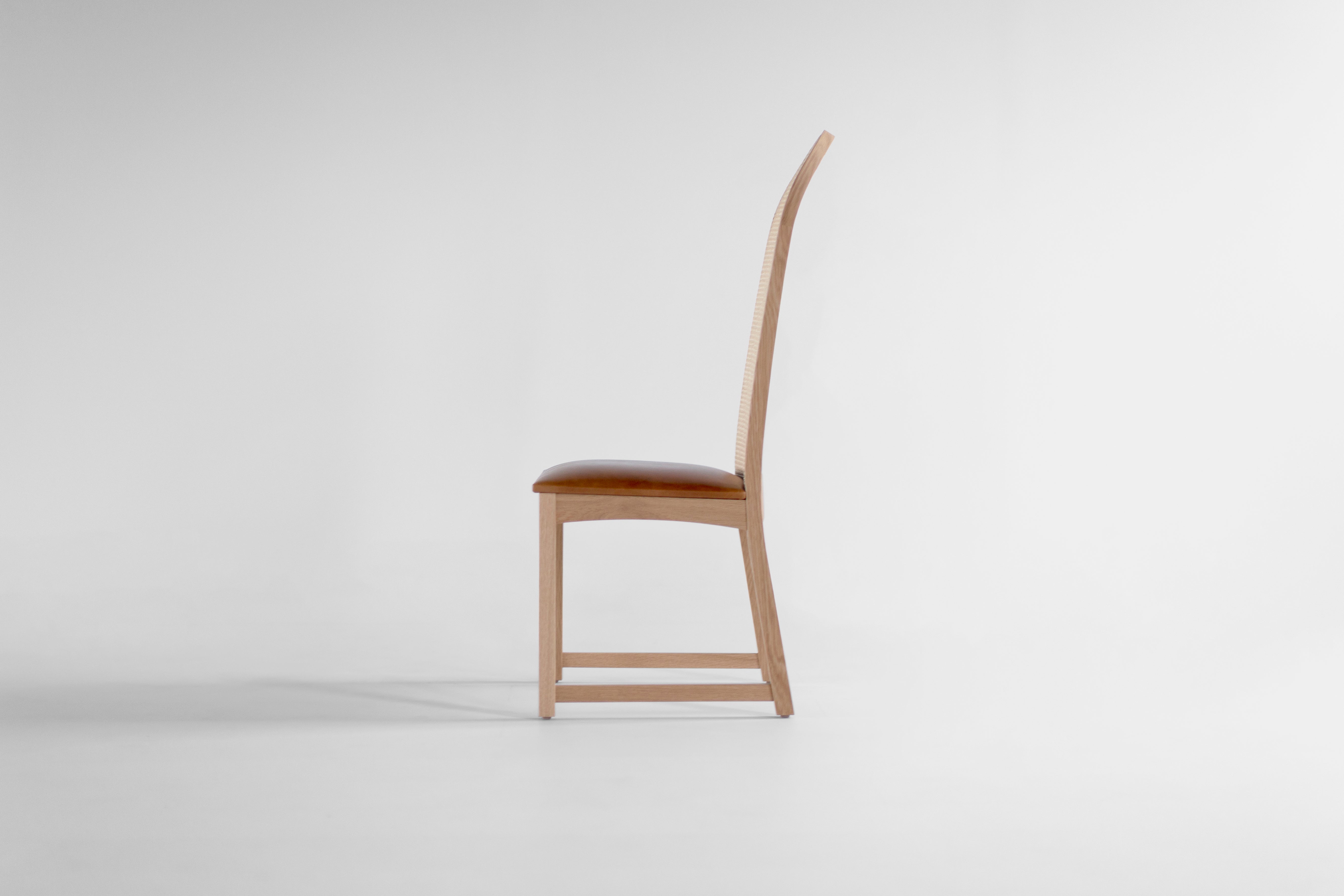 Milo Baughman Highback Arch Dining Side Chair - 334