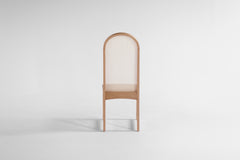 Modern luxury Milo Baughman dining side chairs styled around a modern dining table