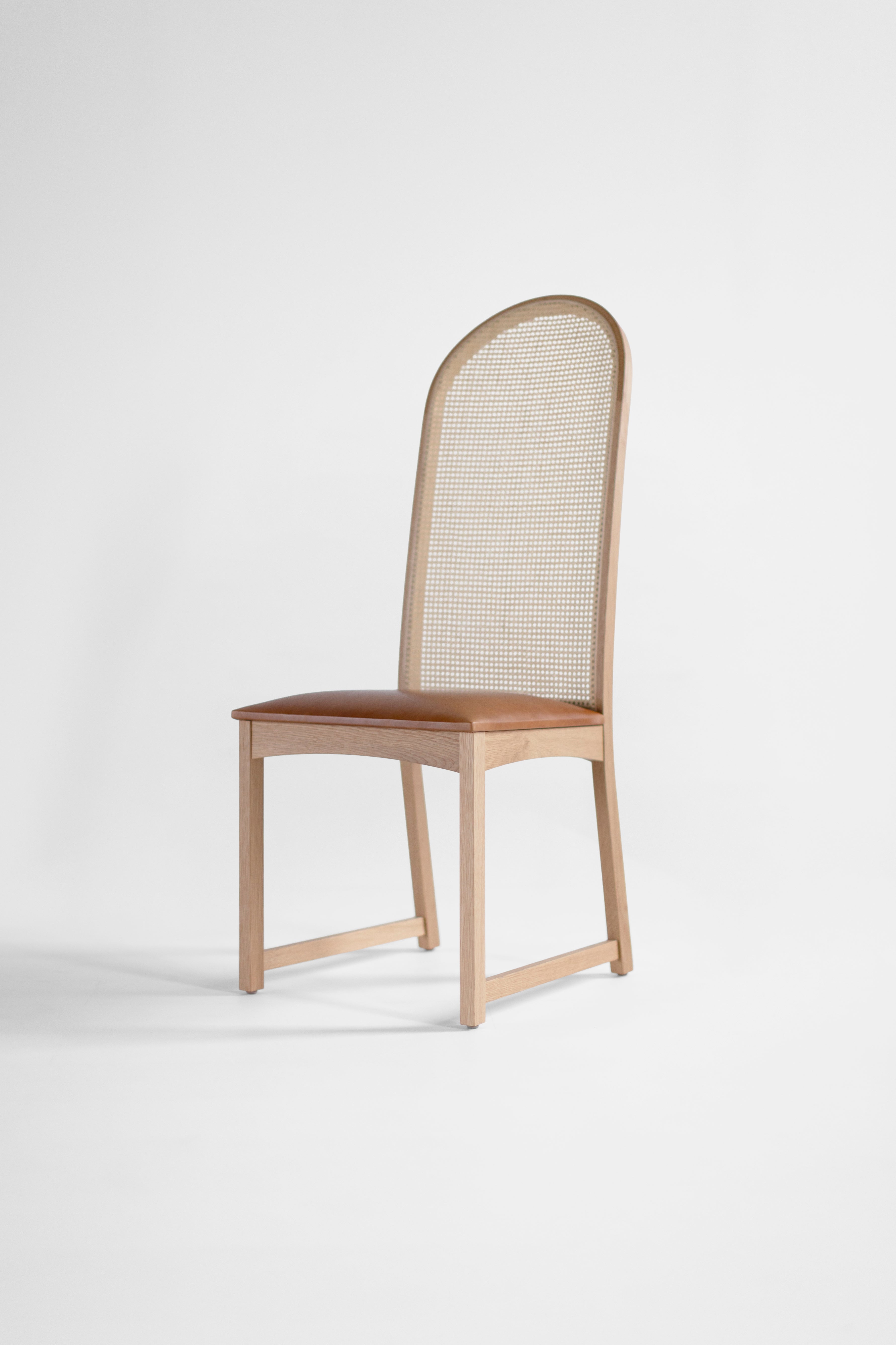 Milo Baughman Highback Arch Dining Side Chair - 334