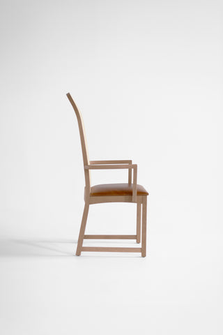 Milo Baughman Highback Arch Dining Chair Arms, image 4