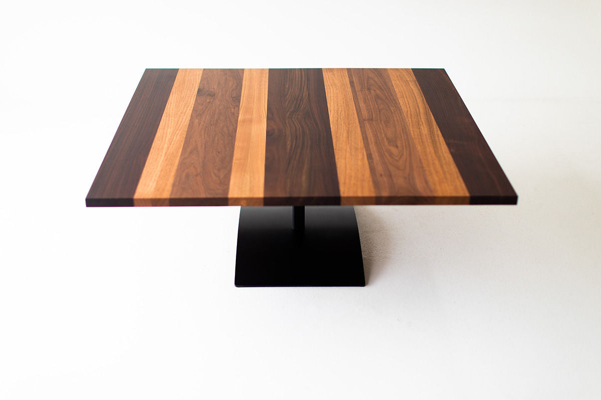 Milo Baughman Striped Top Coffee Table B3933 02