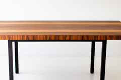 Close-up of the commercial grade finish on the table top