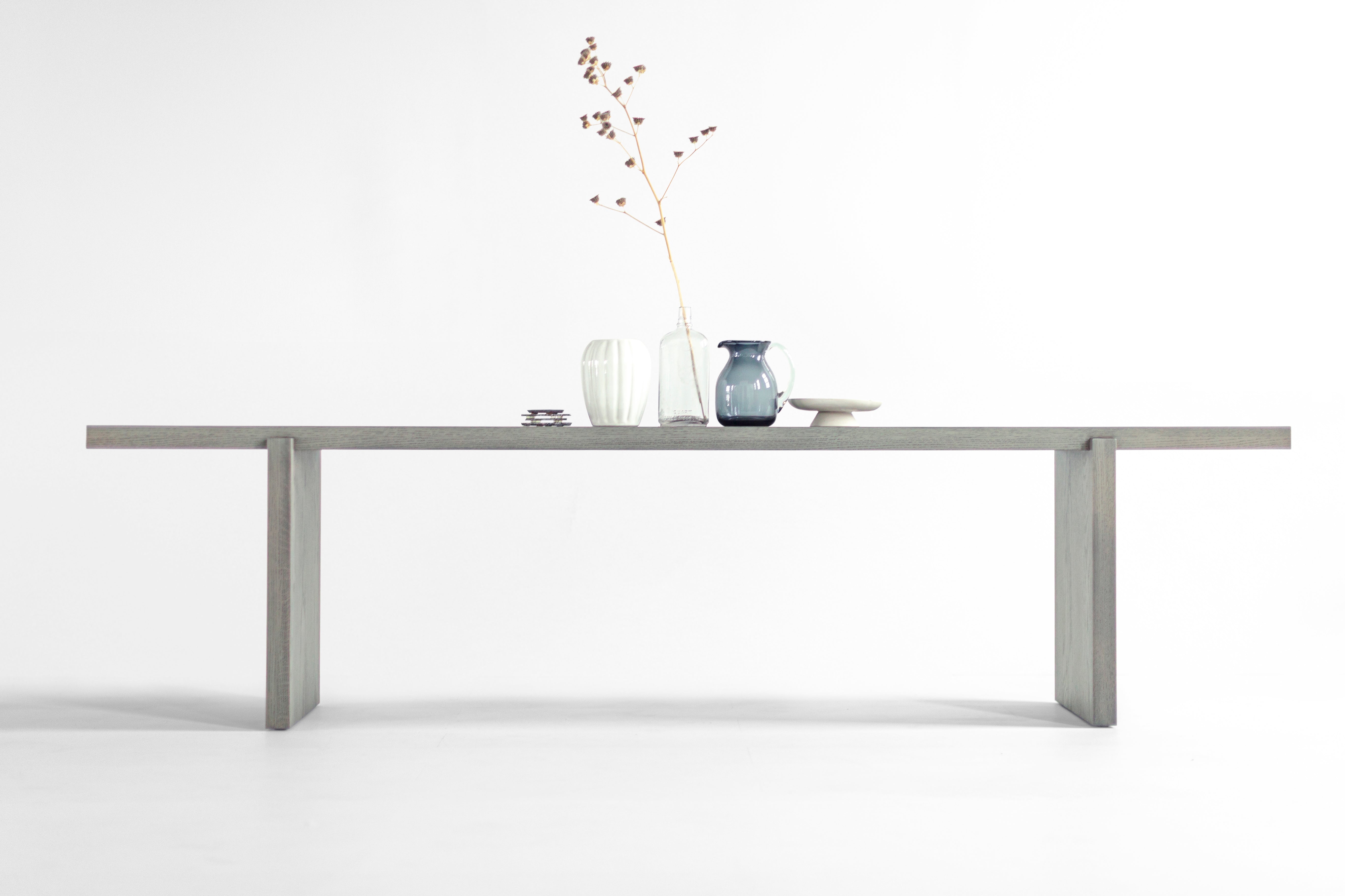 Modern Console in Warm Slate - The Rockefeller - 1326