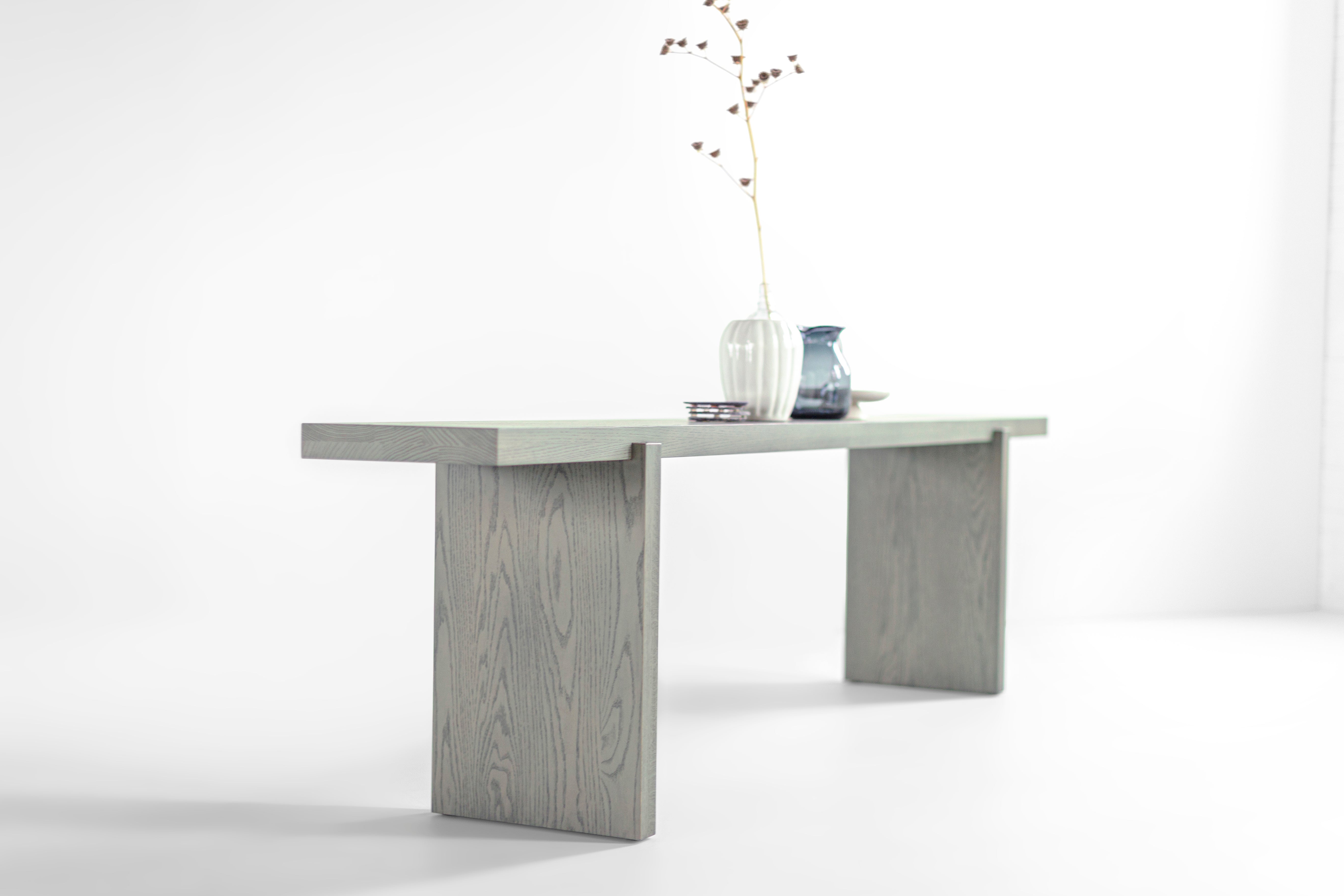 Modern Console in Warm Slate - The Rockefeller - 1326