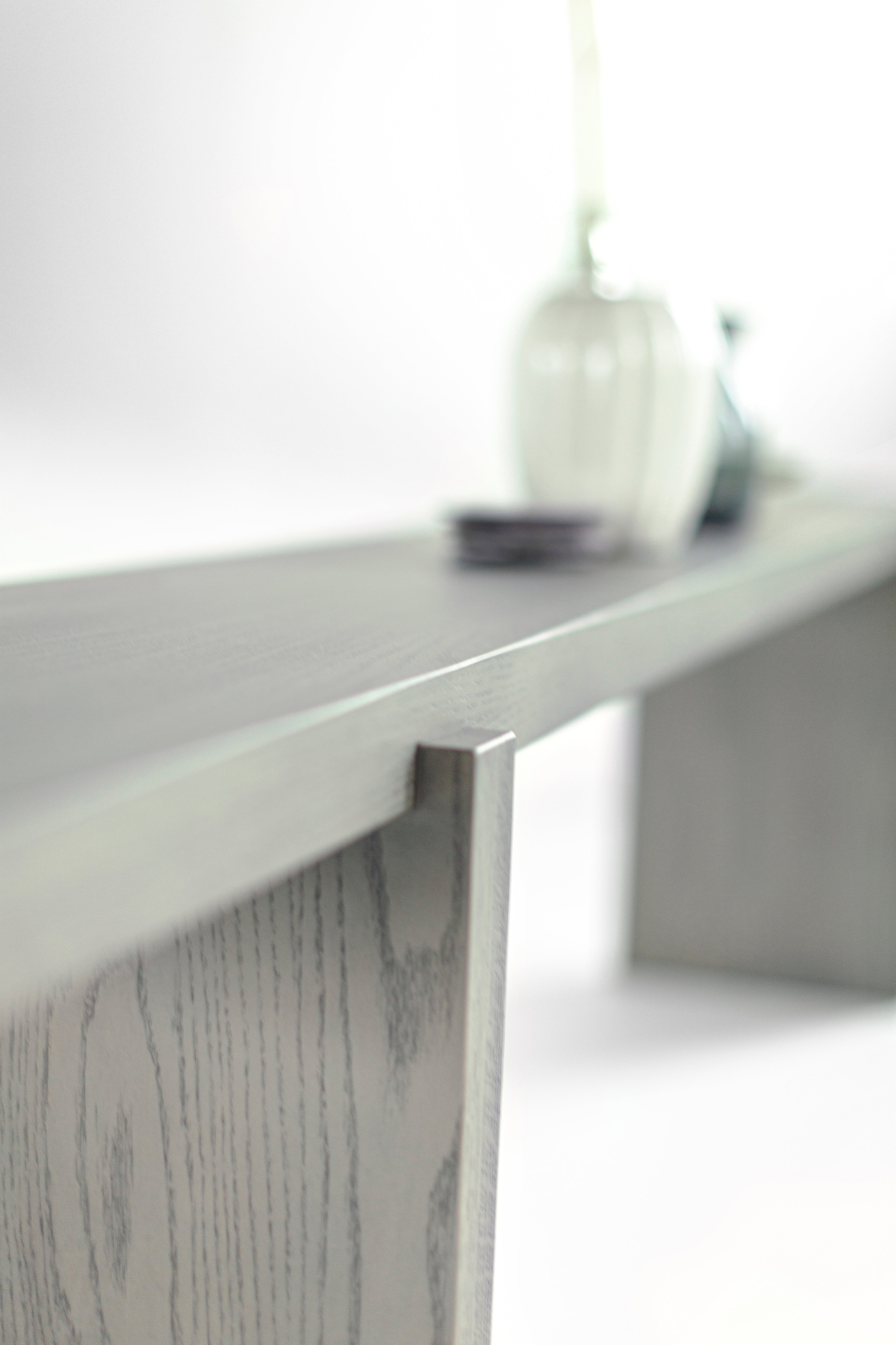 Modern Console in Warm Slate - The Rockefeller - 1326