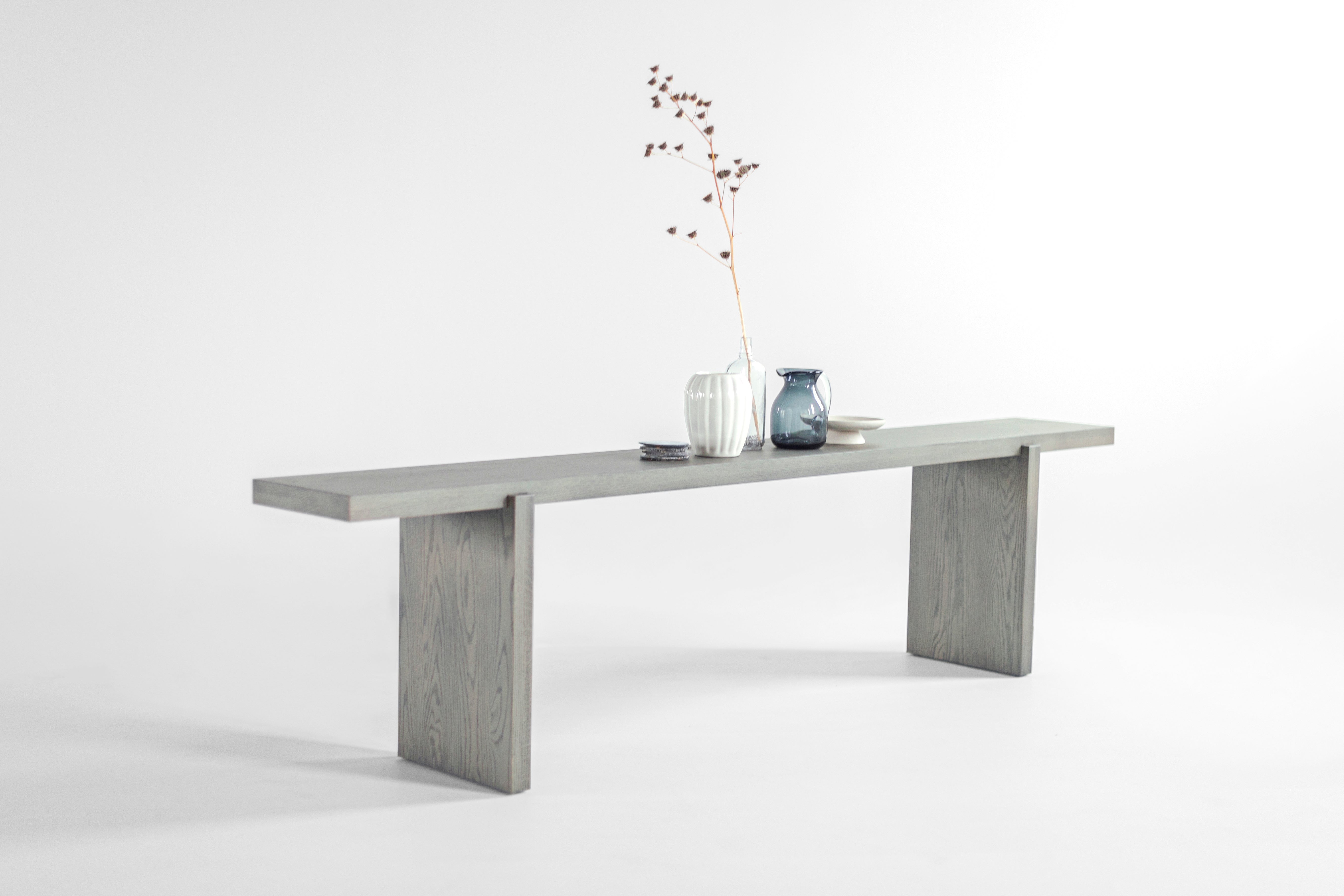 Modern Console in Warm Slate - The Rockefeller - 1326