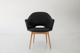 Modern Dining Arm Chair Scoop, image 1