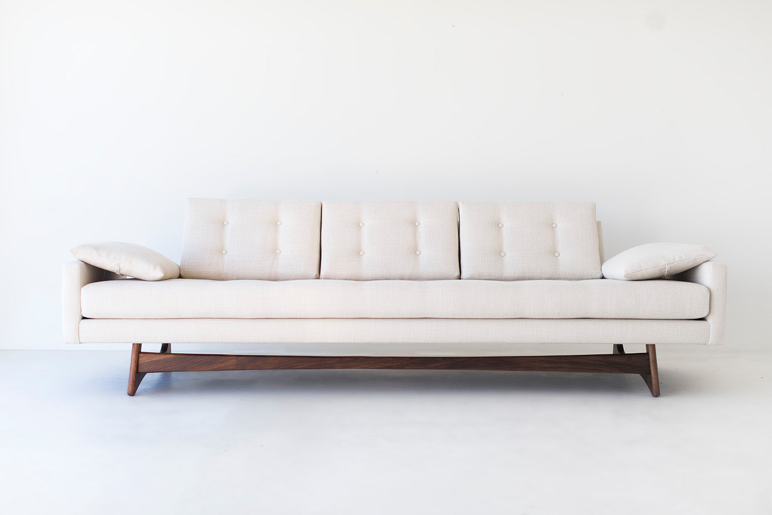 Craft Associates® Floating Sofa — Modern Luxury Walnut Sofa