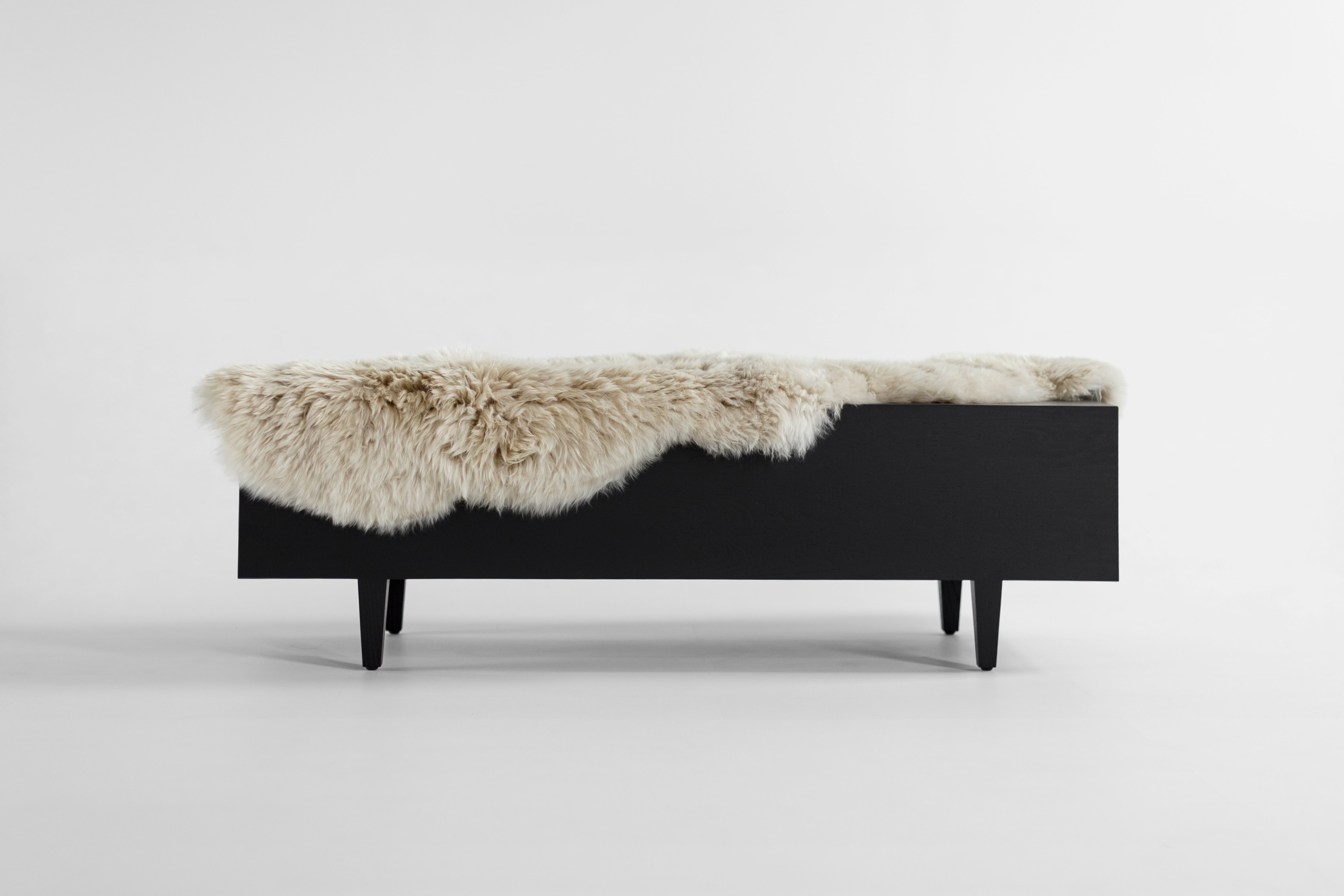 Modern Hobby Bench in Black - 2126