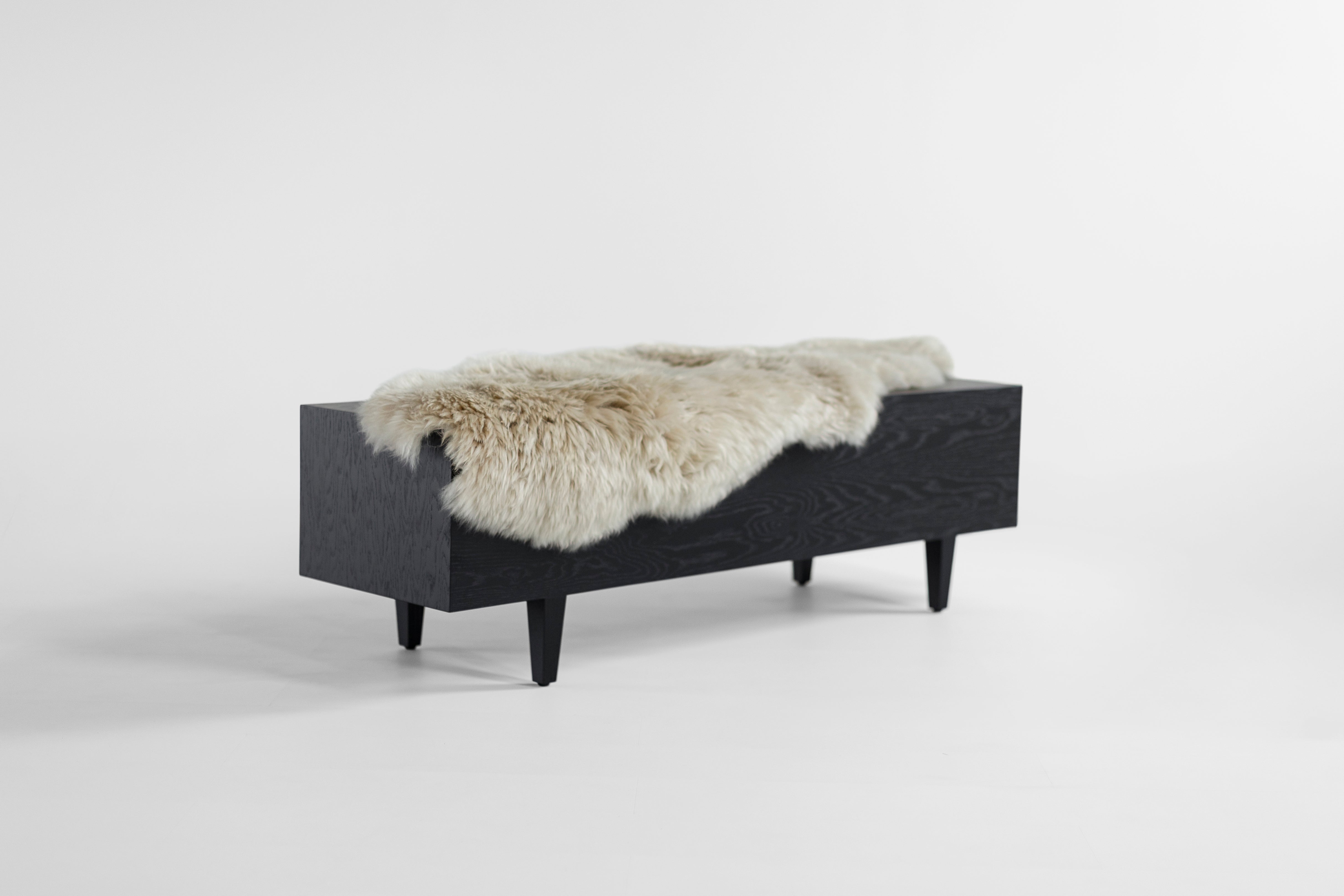 Modern Hobby Bench in Black - 2126