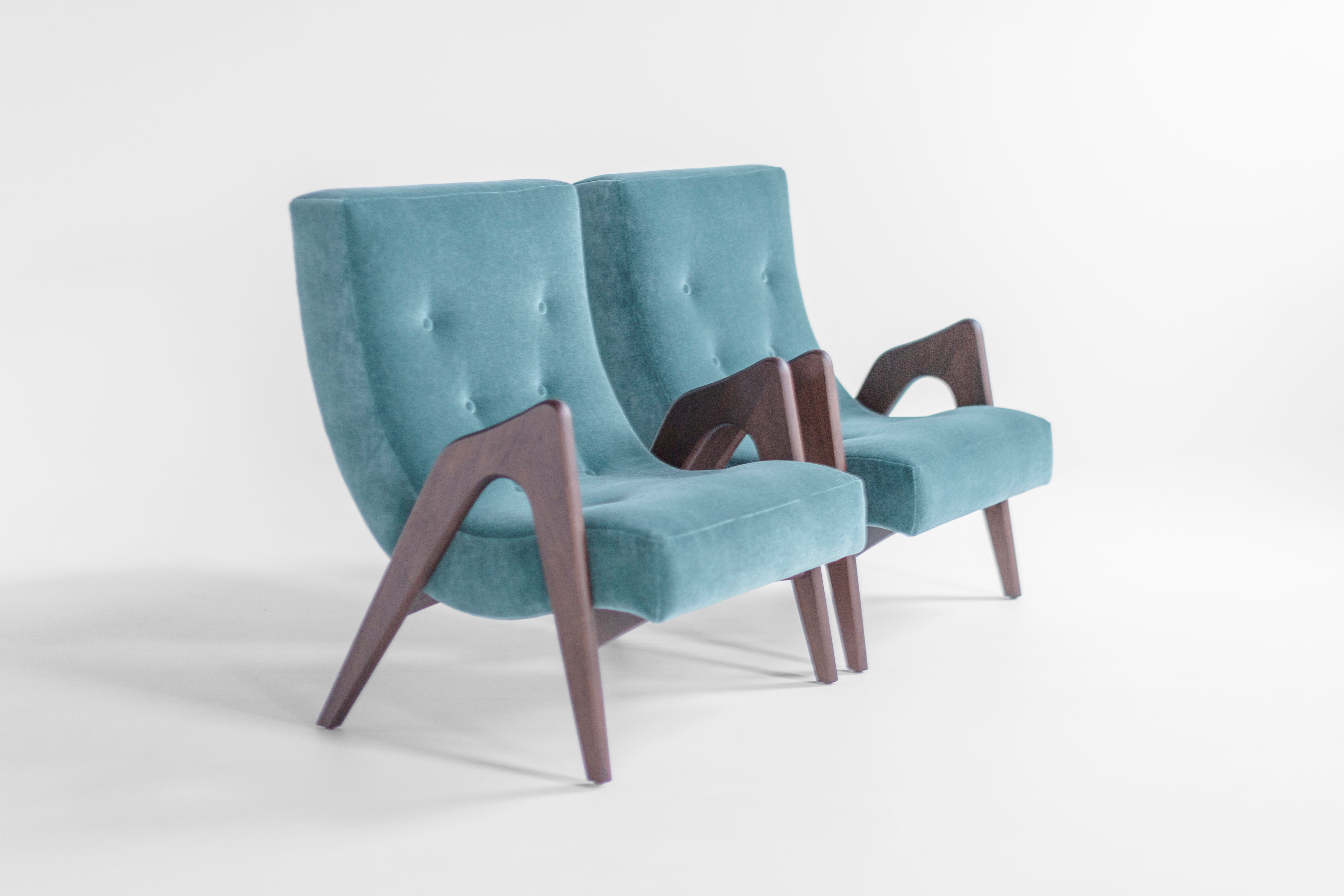 Modern Scoop Lounge Chair - 2505