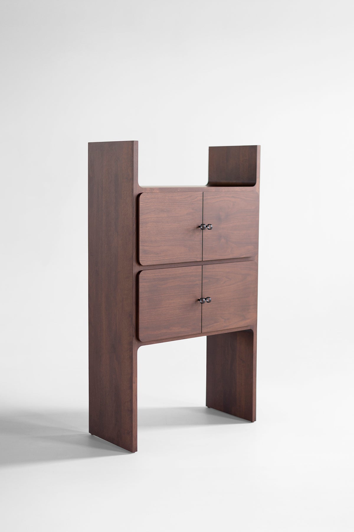 Modern Walnut Bookshelf - The Parker - 4626