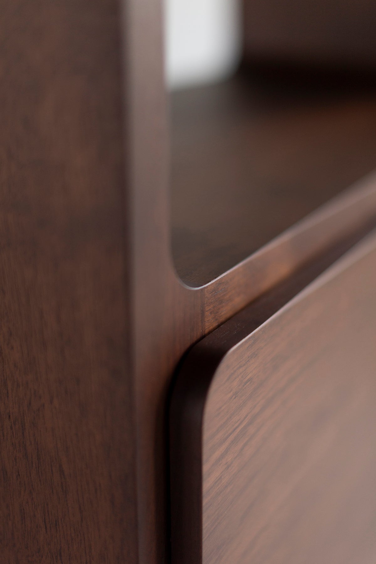 Modern Walnut Bookshelf - The Parker - 4626