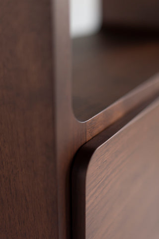 Modern Walnut Bookshelf Parker, image 10