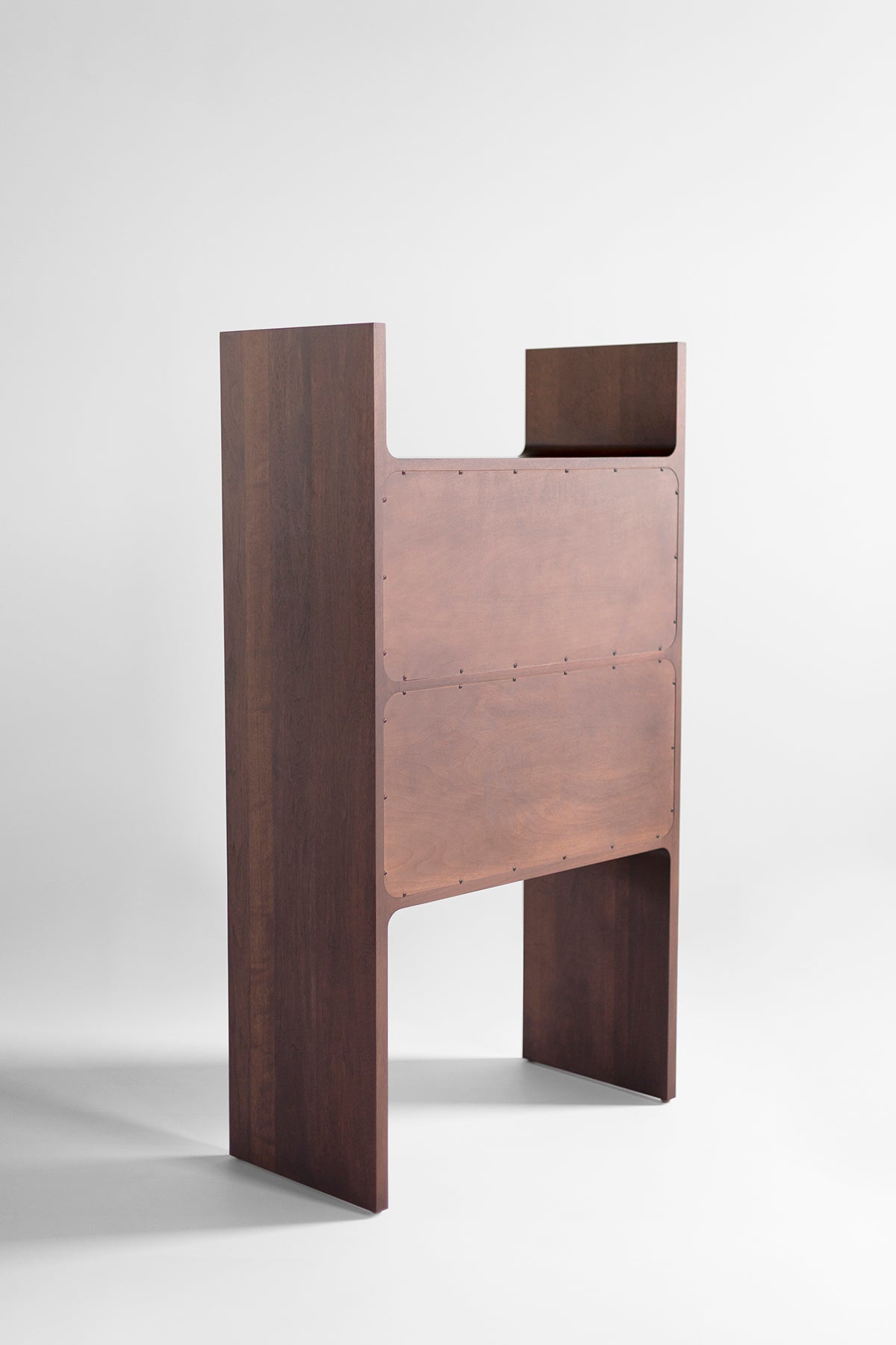 Modern Walnut Bookshelf - The Parker - 4626