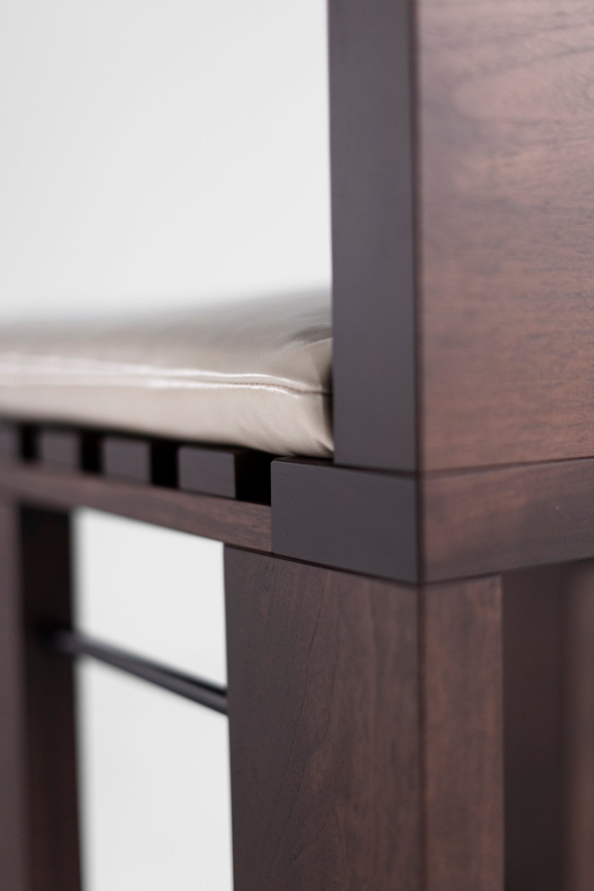 Modern Walnut Chile Counter Stool - 6126