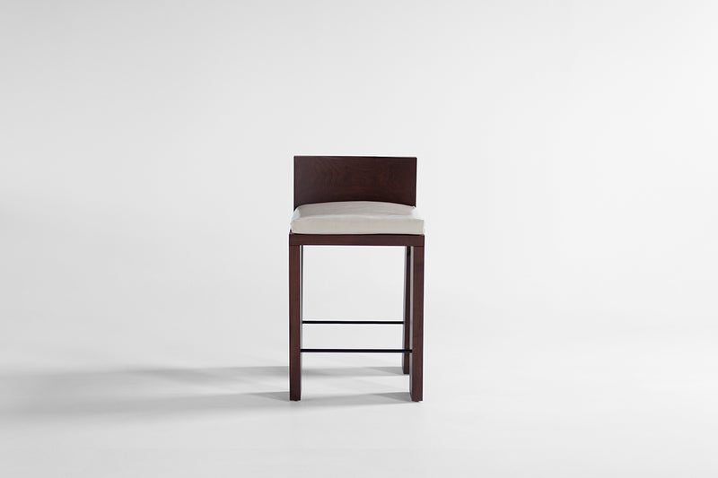 Modern Walnut Chile Counter Stool - 6126