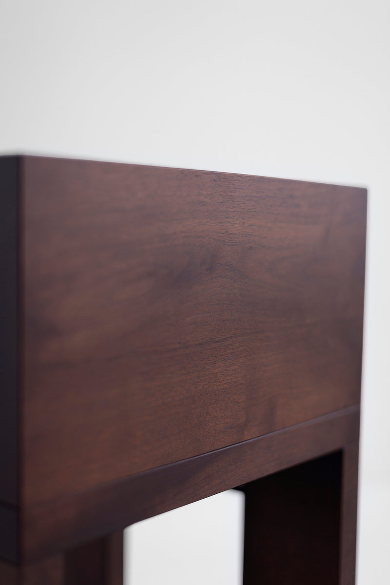 Modern Walnut Chile Counter Stool - 6126