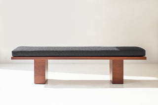 Modern Walnut Suelo Bench Image 01