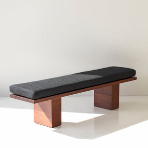 Modern Walnut Suelo Bench Image 05