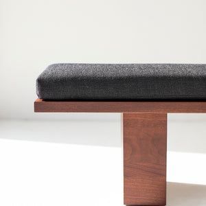 Modern Walnut Suelo Bench Image 07