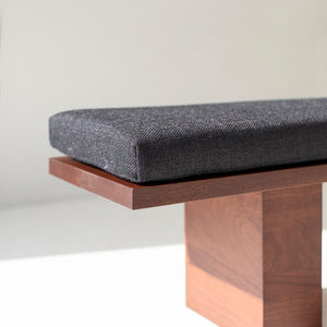 Modern Walnut Suelo Bench Image 09